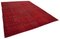 Large Red Overdyed Area Rug 2
