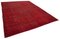 Large Red Overdyed Area Rug, Image 2