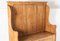 West Country High Back Pine Settle Bench with Storage, Image 4