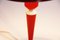 Lampada da tavolo tripode rossa di Louis Kalff per Philips, Paesi Bassi, anni '50, Immagine 4