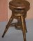 Early 19th Century Antique Walnut Architects Artists Stool 14