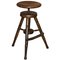 Early 19th Century Antique Walnut Architects Artists Stool, Image 1