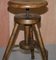 Early 19th Century Antique Walnut Architects Artists Stool, Image 11