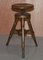 Early 19th Century Antique Walnut Architects Artists Stool 12