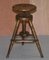 Early 19th Century Antique Walnut Architects Artists Stool 2