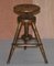 Early 19th Century Antique Walnut Architects Artists Stool, Image 2