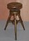 Early 19th Century Antique Walnut Architects Artists Stool 13