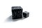 Grand Cube Presse-Papier Décoratif en Marbre Marquina Noir 8
