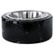 Round Black Marble Cat or Dog's Bowl, Image 1