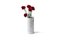 Zylindrische Vase aus weißem Carrara Marmor 4