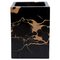 Luxury Square Box Holder in Portoro Marble 3