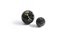 Fermacarte piccolo a forma di sfera in marmo nero di Portoro, Immagine 2