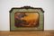 Hand-Carved Painting, 1950s, Textile & Wood, Framed, Image 1