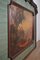 Hand-Carved Painting, 1950s, Textile & Wood, Framed 14