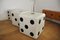 Nut Cube with Wheels and Two Drawers, 1980s, Set of 3 3