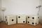 Nut Cube with Wheels and Two Drawers, 1980s, Set of 3 1