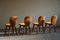 Sedie da pranzo moderne in pino, Svezia, anni '60, set di 4, Immagine 2