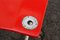 Red School Desk with Chair, 1950s 4