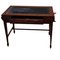 Mahogany Executive Desk with Wing, Drawer and Leather Top, Image 3