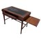 Mahogany Executive Desk with Wing, Drawer and Leather Top 4