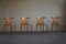 Mid-Century Dining Chairs by Helmut Lübke, Germany, 1960s, Set of 4 1