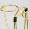 Mid-Century Cord-Wrapped Umbrella Stand in Brass & Iron, 1950s 5