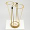 Mid-Century Cord-Wrapped Umbrella Stand in Brass & Iron, 1950s 1