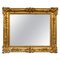 19th Century French Empire Carved Giltwood Rectangular Mirror, Image 1