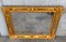 Rechteckiger französischer Empire Spiegel mit Rahmen aus geschnitztem & vergoldetem Holz, 19. Jh 4