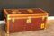 Shoe Trunk in Red Canvas from Goyard, 1930s 12