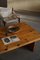 Tavolino da caffè brutalista in pino massiccio di Sven Larsson, Svezia, anni '70, Immagine 14