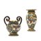 Art Deco Ceramic Vases by Bartolomeo Rossi for Artistic Ceramics Savonesi, 1930s, Set of 2 2