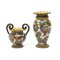 Art Deco Ceramic Vases by Bartolomeo Rossi for Artistic Ceramics Savonesi, 1930s, Set of 2 3