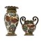 Art Deco Ceramic Vases by Bartolomeo Rossi for Artistic Ceramics Savonesi, 1930s, Set of 2 1