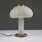 Table Lamp in Decorated Glass and Brass, 1970s 1