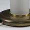 Table Lamp in Decorated Glass and Brass, 1970s, Image 3