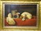 Cavalier King Dogs, Oil on Canvas, Framed 10