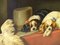 Cavalier King Hunde, Öl auf Leinwand, gerahmt 6