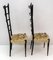 Mid-Century Modern Chiavari Style Chairs with High Back by Gio Ponti, Italy, 1950s, Set of 2, Image 13