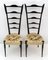 Mid-Century Modern Chiavari Style Chairs with High Back by Gio Ponti, Italy, 1950s, Set of 2, Image 7