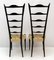 Mid-Century Modern Chiavari Style Chairs with High Back by Gio Ponti, Italy, 1950s, Set of 2 14