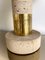 Italian Travertine and Brass Lamps, 1970s, Set of 2, Image 11