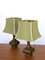 Lámparas de mesa Chinoiserie de latón, años 50. Juego de 2, Imagen 8