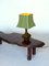 Lampade da tavolo in stile cinese in ottone, anni '50, set di 2, Immagine 7