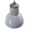 Lámpara colgante holandesa industrial vintage esmaltada en gris de Philips, Imagen 2
