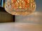 Midcentury German Glass and Brass Pendant Lamp from Limburg, 1970s, Image 4