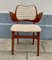 Vintage Teak and Wool Armchair by Hans Olsen for Bramin, 1950s, Image 1