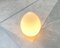 Lámpara de pie vintage en forma de huevo de cristal de Murano de Vetri Murano, Imagen 7