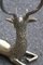 Escultura de ciervo de latón macizo, años 50, Imagen 2