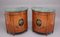 Early 20th Century Painted Satinwood Demilune Cabinets, Set of 2 8